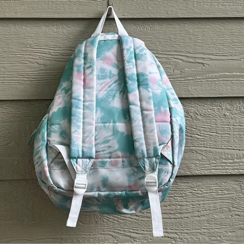 Abercrombie & Fitch Pastel Green‎ Pink Girls School Backpack Moose Charm